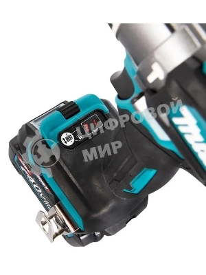 Дрель-шуруповерт Makita HP001GD201, 40 В, 2,5 Ач, 140 Нм, бесщеточный, ударный