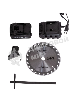 Пила дисковая PIONEER BCIS-E20V40BL-190-01 черный, синий