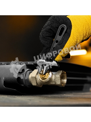 Ключ разводной Denzel 115 мм, CrV, кованый, укороченная рукоятка