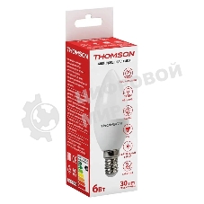 Лампа светодиодная Hiper THOMSON TH-B2014 LED CANDLE 6W 500Lm E14 4000K