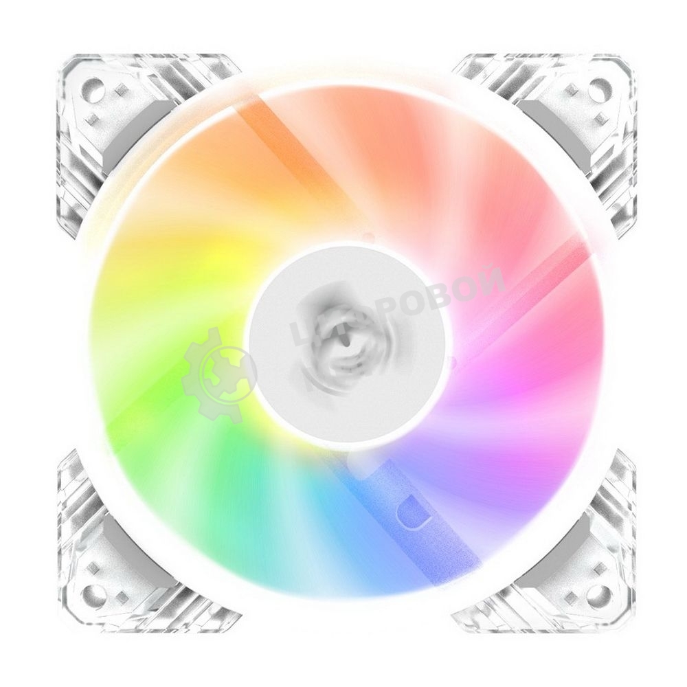 Вентилятор для корпуса Alseye N12-W белый, 120 мм, 1800 об/мин, 37.8 дБ, 4 pin