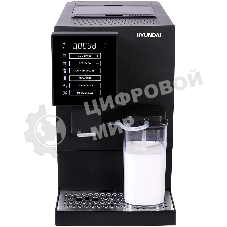 Кофемашина автоматическая Hyundai HAM-5405 черный, исп. кофе - зерновой, 1.1 л, 1350 Вт, 20 Бар