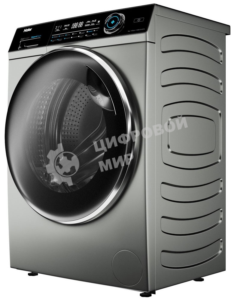 Стиральная машина Haier HW80-B14979S серебристый, загрузка фронтальная 8 кг, 1400 об/мин, класс: A+++