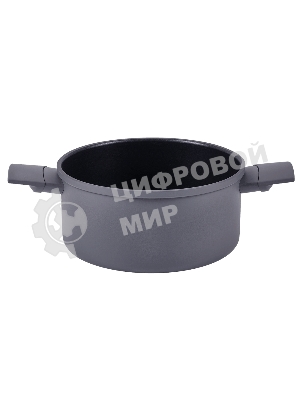 Кастрюля Maunfeld ASTRID MF24ASTR1CR из кованого алюминия со стеклянной крышкой, 24 см, 4.6 л