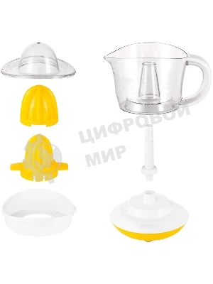 Соковыжималка цитрусовая Kitfort КТ-1148-1 25Вт рез.сок.:700мл. белый/желтый