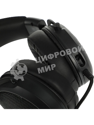 Гарнитура Acer AHW120 чёрный, проводная, USB, подсветка