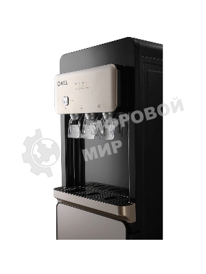 Кулер для воды AEL LD-AEL-806a, нижняя загрузка, нагрев 95 °С, охлаждение 10 °С, черный/золотистый