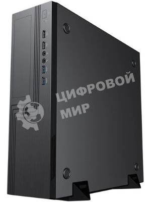 Компьютерный корпус Slim Case Powerman EL555 черный PM-300ATX 2хUSB 3.0+2хUSB 2.0,HD,Audio mATX, miniATX