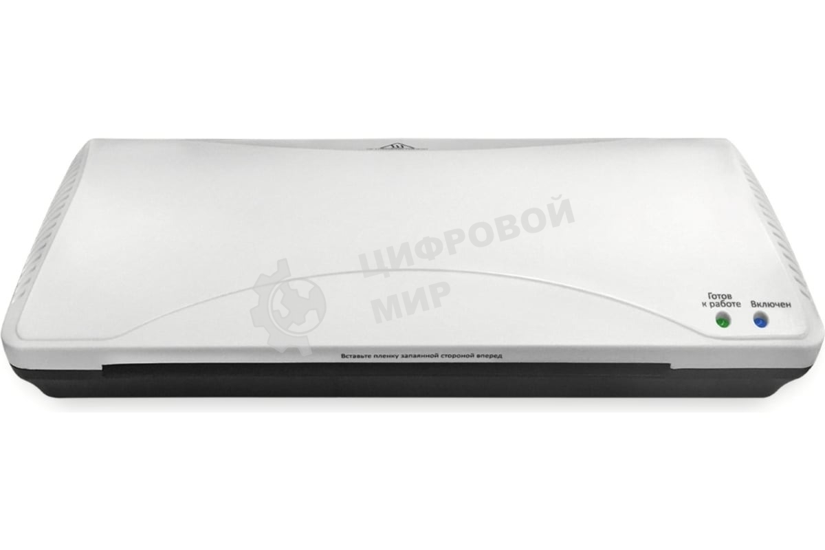 Ламинатор Гелеос ЛМ А3+(БС)А3, 2х175 (пленка 75-175мкм), 300 мм/мин, 2 вала, пласт. корпус, мах толщина 0,6мм, система разжатия валов.