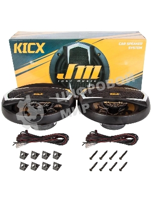 Колонки автомобильные Kicx JM-165 130Вт 89дБ 4Ом 16.5 см (6 1/2 дюйм) (ком.: 2 кол.) коаксиальные трехполосные