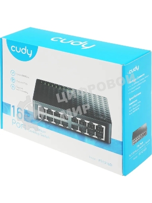 Коммутатор Cudy FS1016D, 16×100 Мбит/с