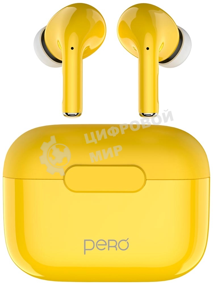 Беспроводные наушники PERO TWS06 COMFORT Yellow