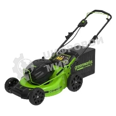 Газонокосилка аккумуляторная Greenworks GC82HPLM51, 24 В, 2 Ач