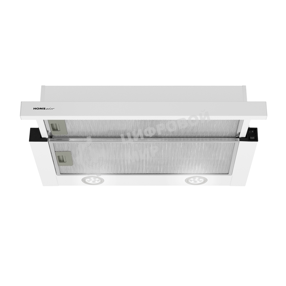 Вытяжка телескопическая HOMSair Flat 50 белый, 50 см, 520 куб. м/ч, 47 дБ