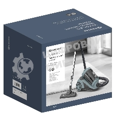 Пылесос Eurostek EVC-3010 синий, 500/2800 Вт, уборка сухая, пылесборник контейнер 3 л