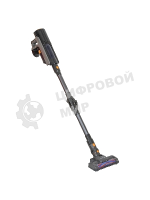 Пылесос вертикальный SUPRA VCS-5082 черный/серый, питание от аккумулятора, 300 Вт, уборка сухая, пылесборник 1 л