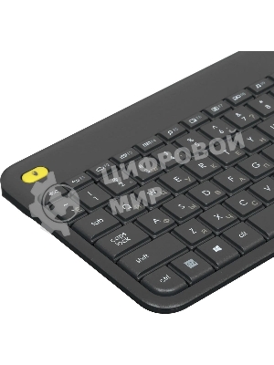 Клавиатура Logitech K400 Wireless Touch Plus беспроводная, радиоканал, чёрный