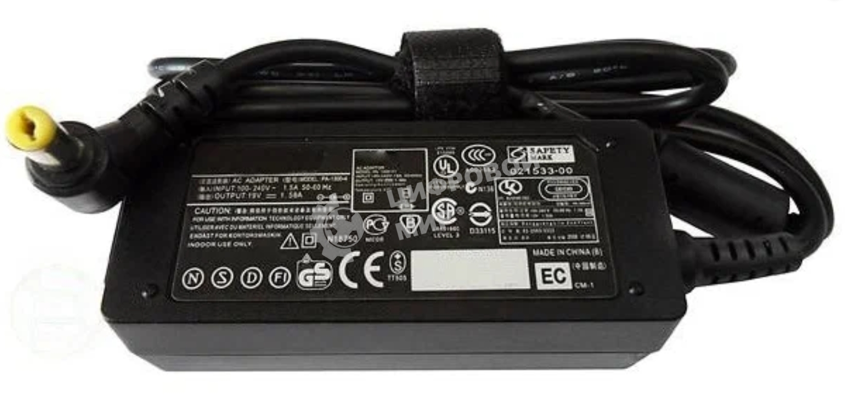 Блок питания (сетевой адаптер) для нетбуков Acer LiteON 19V 1.58A 5.5x1.7 HC