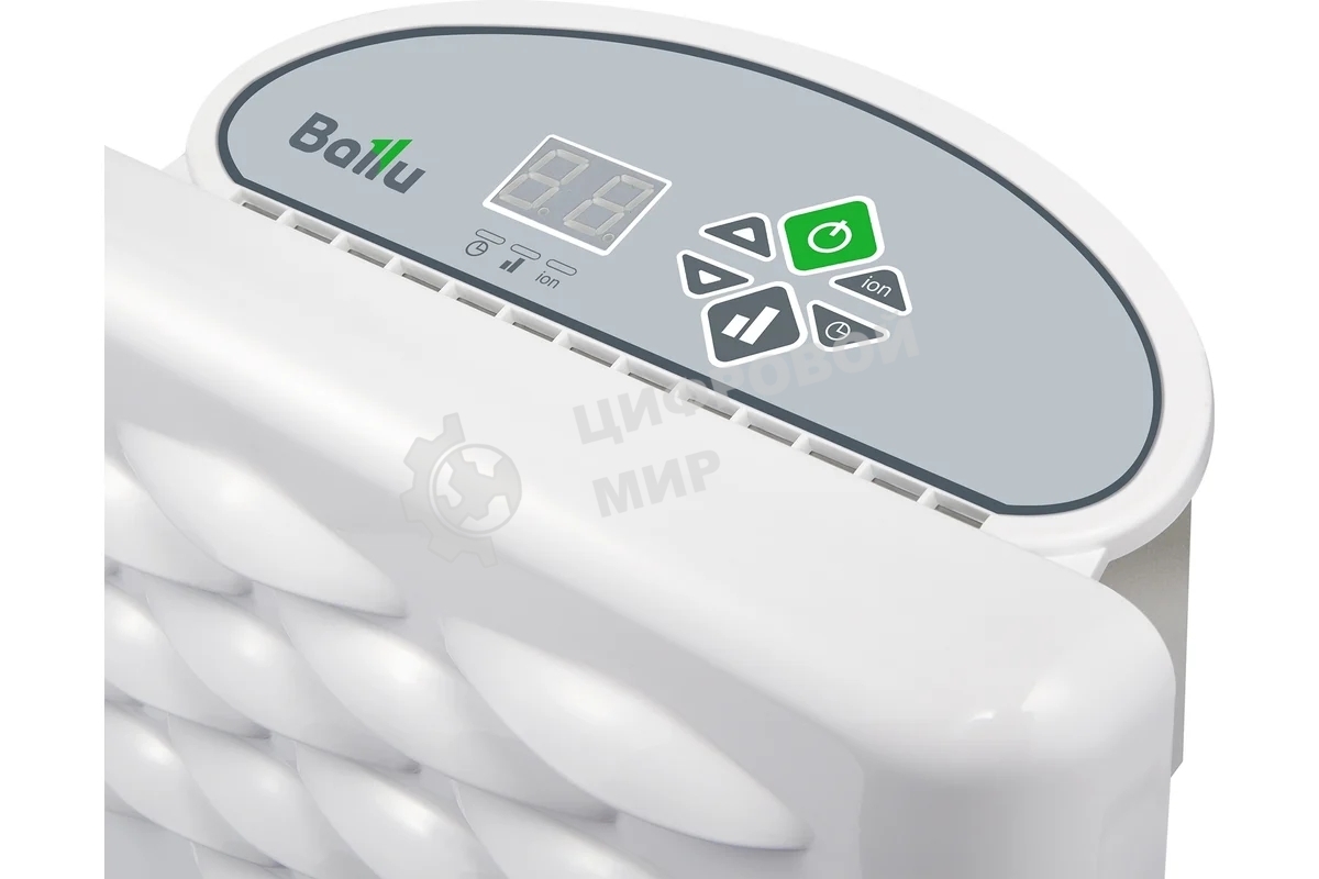 Конвектор электрический Ballu Ettore BEC/ETER-1500 белый, 1500 Вт, 20 м2, термостат, дисплей