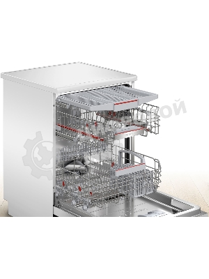 Посудомоечная машина Bosch Serie 6 SMS6ZCW37Q, белый, 60 см, 14 компл., 42 дБ, класс A+++
