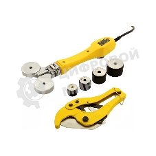 Аппарат для сварки пластиковых труб Denzel DWP-750 750Вт 260-300 град компл. насадок 20-40мм