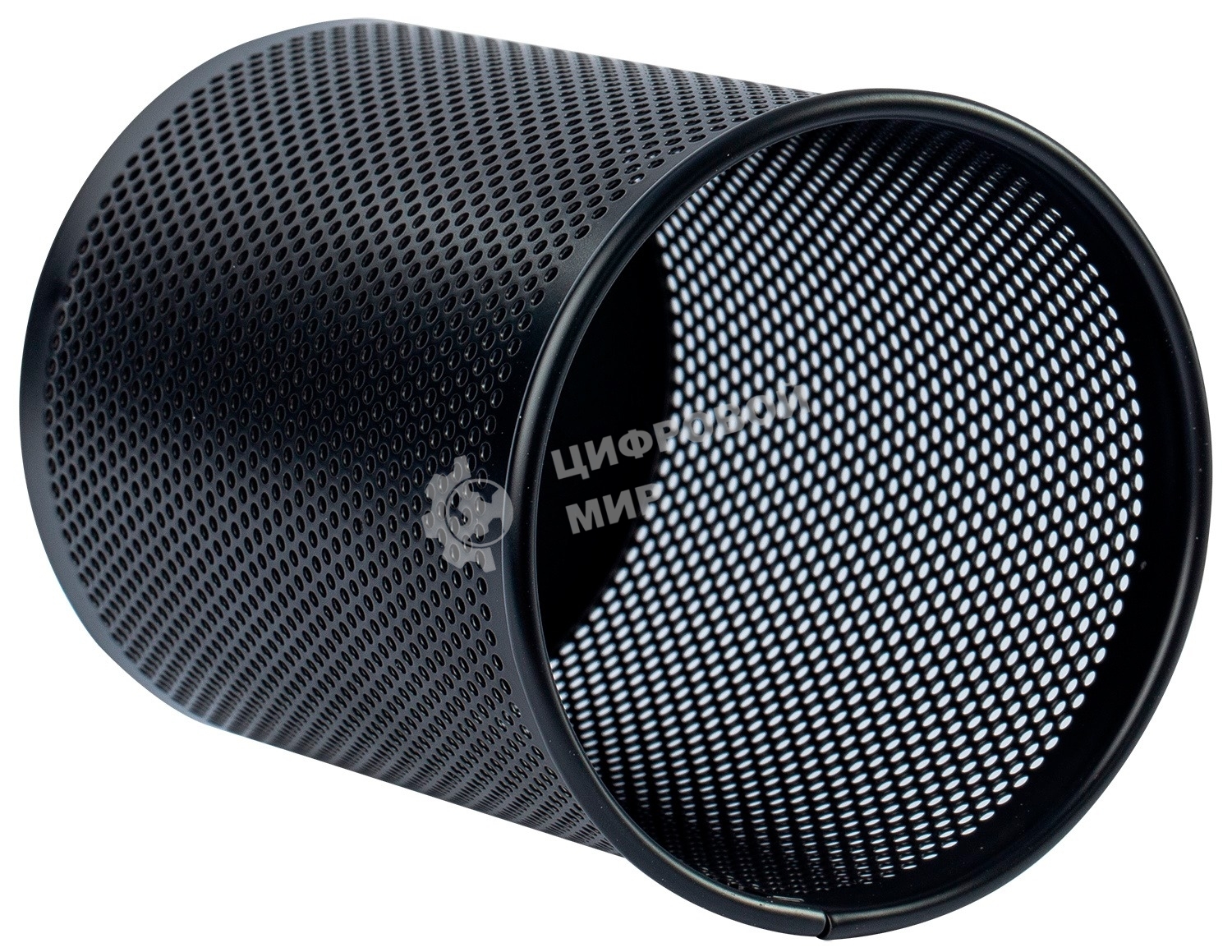 Подставка Deli E909 для письменных принадлежностей, черный, металл, сетка