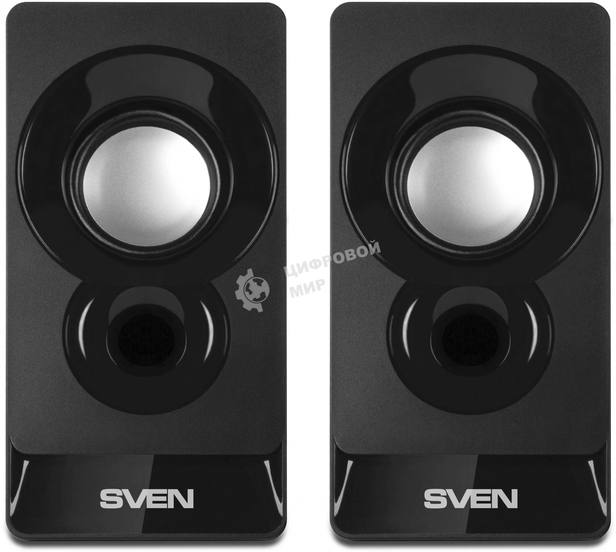 Акустическая система Sven 300 2.0 черный 6Вт