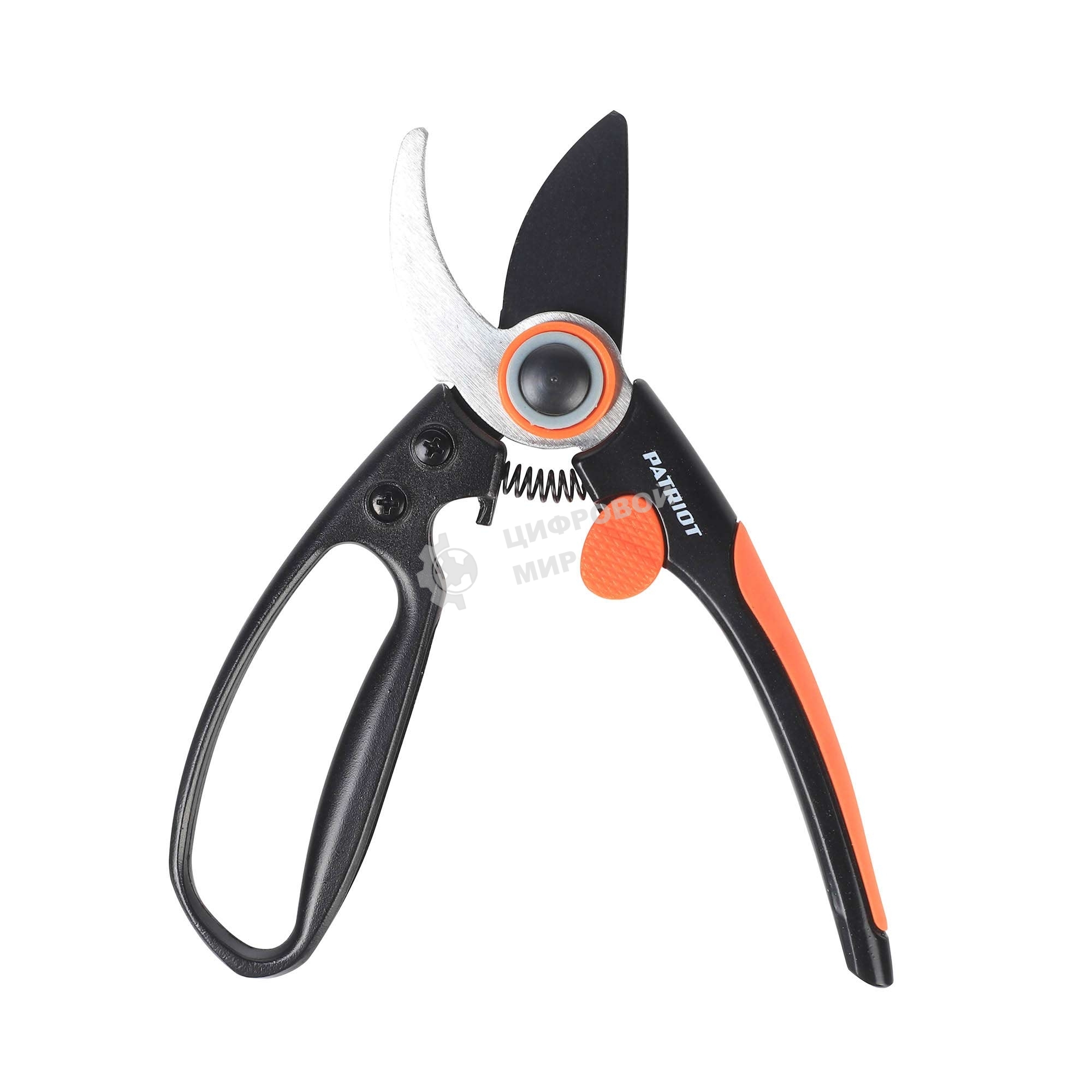 Секатор PATRIOT PBP-203, плоскостной, ручка-петля, антифрикционное покрытие, 203 мм