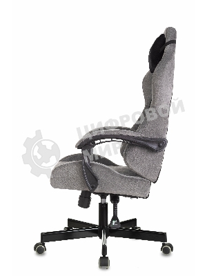 Кресло игровое Knight Terminator серый Light-19, крестов. металл