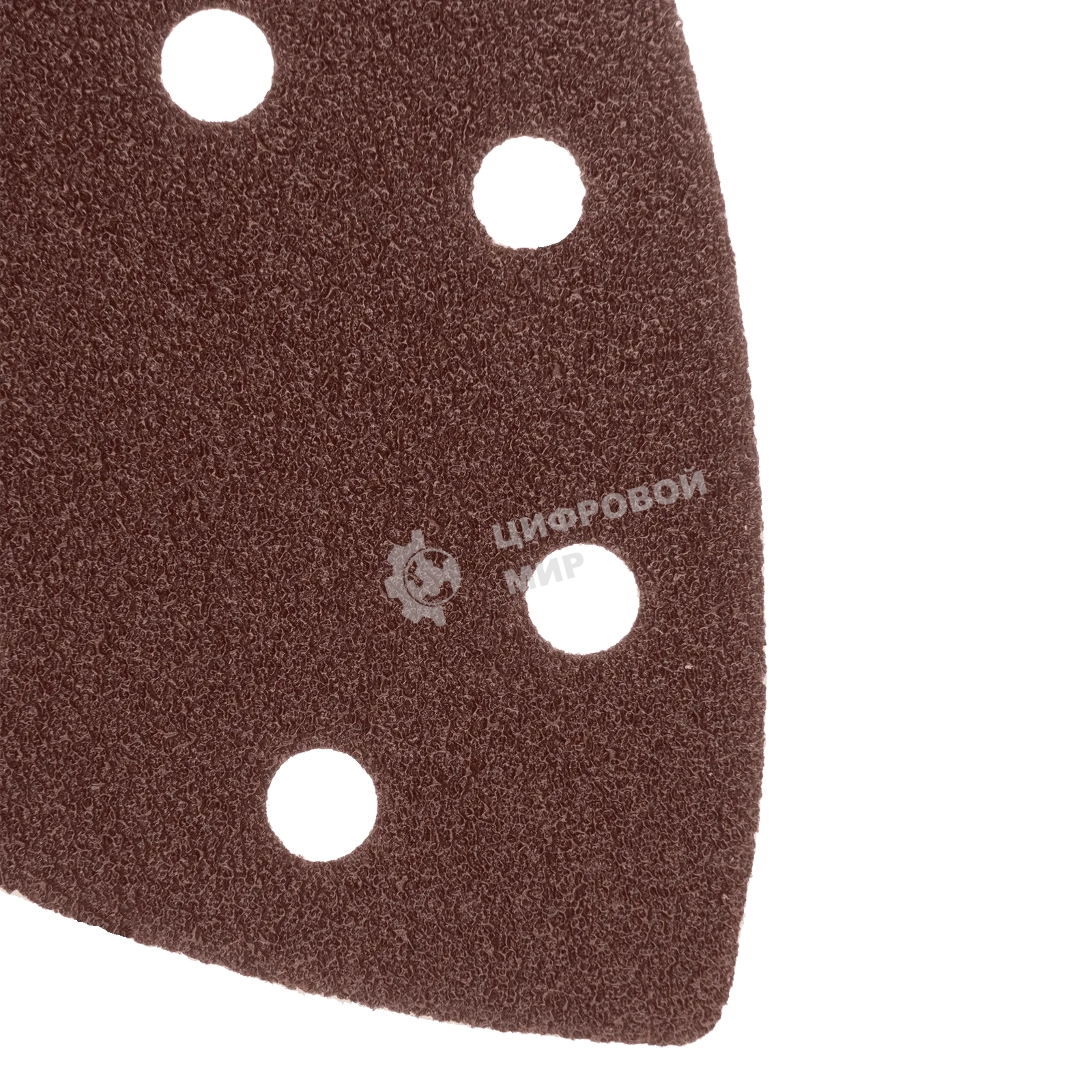 Треугольник абразивный Denzel на ворc. подложке под 