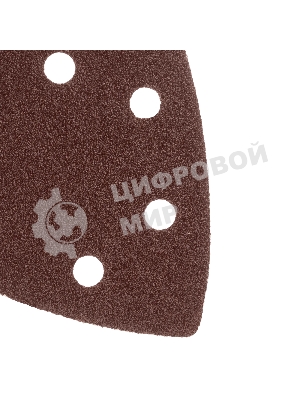 Треугольник абразивный Denzel на ворc. подложке под 