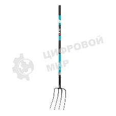 Вилы Palisad LUXE 4-х рогие,сенные, кованые, 210х310х1510 мм, фибергласовый черенок, ПВХ накладка