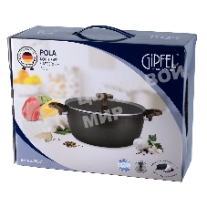 Кастрюля POLA 20х9,5см/2,3 л из прессованного алюминия