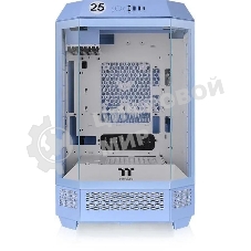 Компьютерный корпус Thermaltake The Tower 300 Hydrangea голубой без БП miniITX 8x120мм 6x140мм 2xUSB 3.0 audio bott PSU