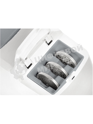 Мясорубка электрическая Bosch MFW 66020 белый/серый, 1800 Вт, 3.0 кг/мин, реверс, защита от перегрузки, насадки - 5