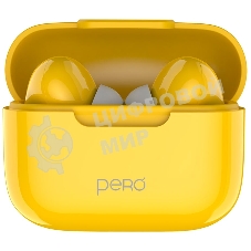Беспроводные наушники PERO TWS06 COMFORT Yellow