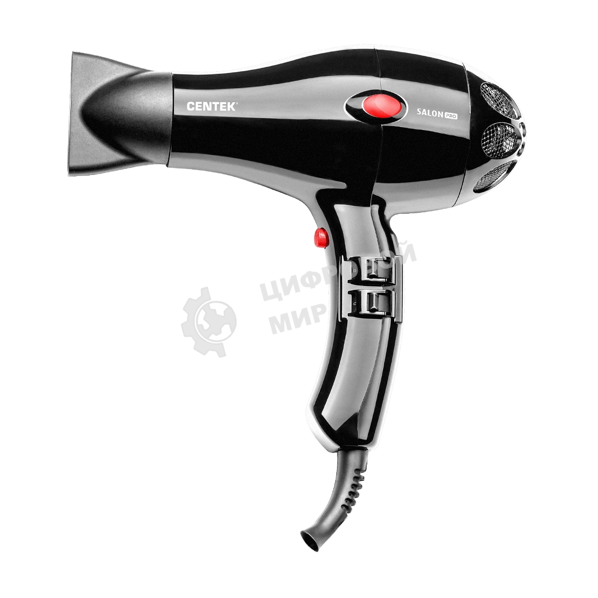 Фен Centek CT-2221 Professional черный, 2200 Вт