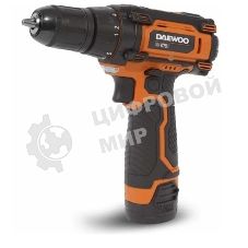 Дрель-шуруповерт аккумуляторная Daewoo DAA 1220Li, 12В, 2 АКБ, Кейс