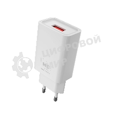 Сетевое зарядное устройство MORE CHOICE (4620202555694) NC07i СЗУ 1USB 2.0A, белый