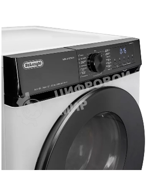 Стиральная машина DeLonghi ALBA LA 10754 VI белый, загрузка фронтальная 10.5 кг, 1400 об/мин, класс: А+++