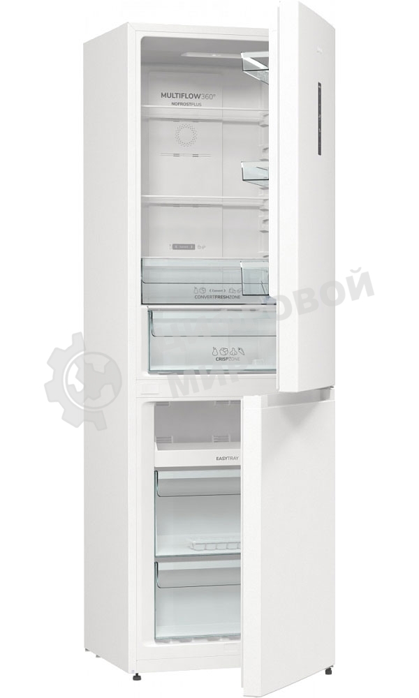 Холодильник Gorenje NRKP61EA2W4 белый двухкамерный 203/99л морозилка снизу, No Frost