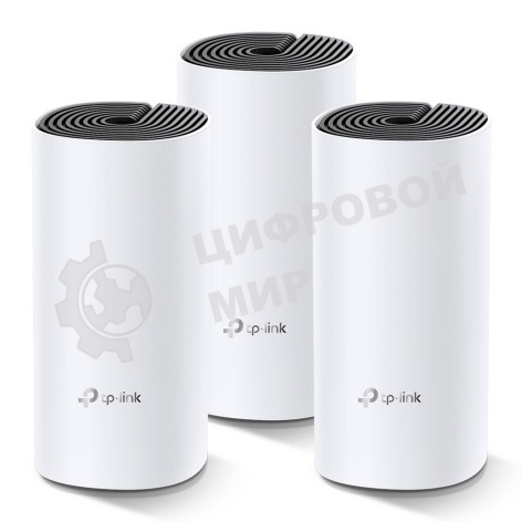 Бесшовный Mesh роутер TP-Link Deco M4 (DECO M4(3-PACK)) AC1200 10/100/1000BASE-TX (упак.:3шт)