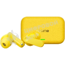 Наушники TWS Realme Buds T500 Pro желтый, внутриканальные, Bluetooth, активное шумоподавление, до 56 ч