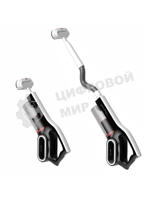 Пылесос вертикальный Deerma Combo DX700 Pro белый, питание от сети, 210 Вт, уборка сухая, пылесборник 0.8 л