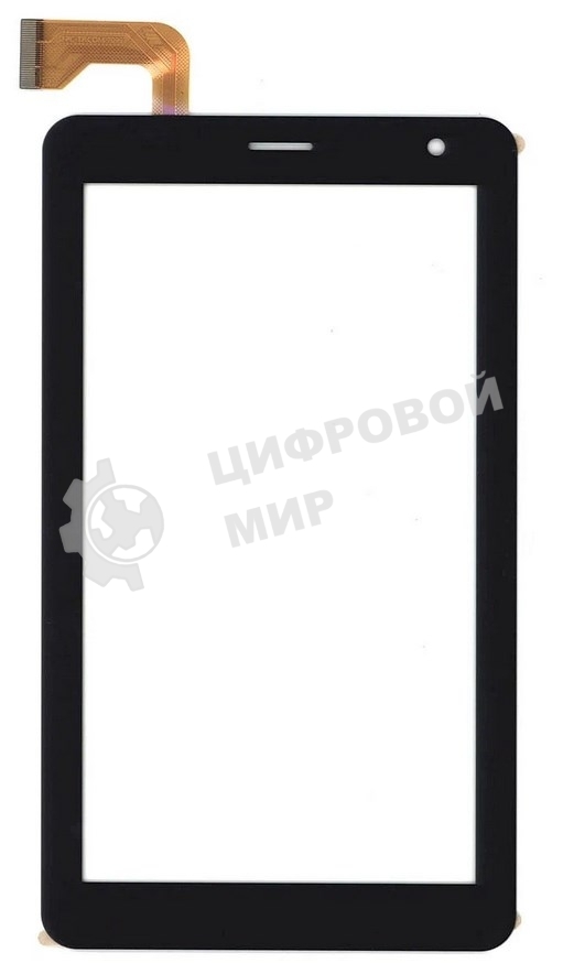 Сенсорное стекло (тачскрин) для Irbis TZ728, черное