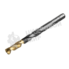 Сверло по металлу Denzel 6,5 мм, HSS-Tin, Golden Tip, 10 шт.