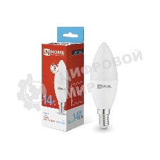 Лампа светодиодная LED-СВЕЧА-VC 14Вт E14 6500К 1330лм IN HOME 4690612047775