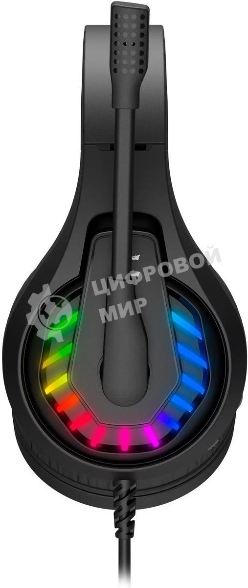 Гарнитура проводная с микрофоном A4Tech Bloody G230 черный 2м накладные USB оголовье (G230)