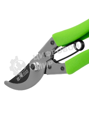 Секатор прямого реза Palisad 200 мм, стальные рукоятки, ПВХ оболочка, BASE