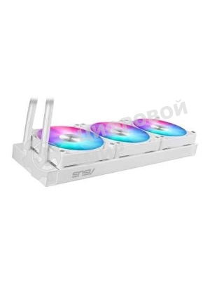 Жидкостная система охлаждения ASUS MAX GAMING LC 360 ARGB LCD WHT белый, алюминий/медь, 2500 об/мин, 35.5 дБ, 4 pin